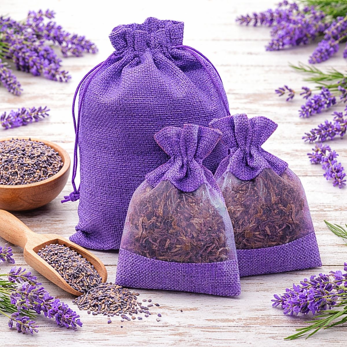 XL Lavendel Geurzakjes - 3 stuks