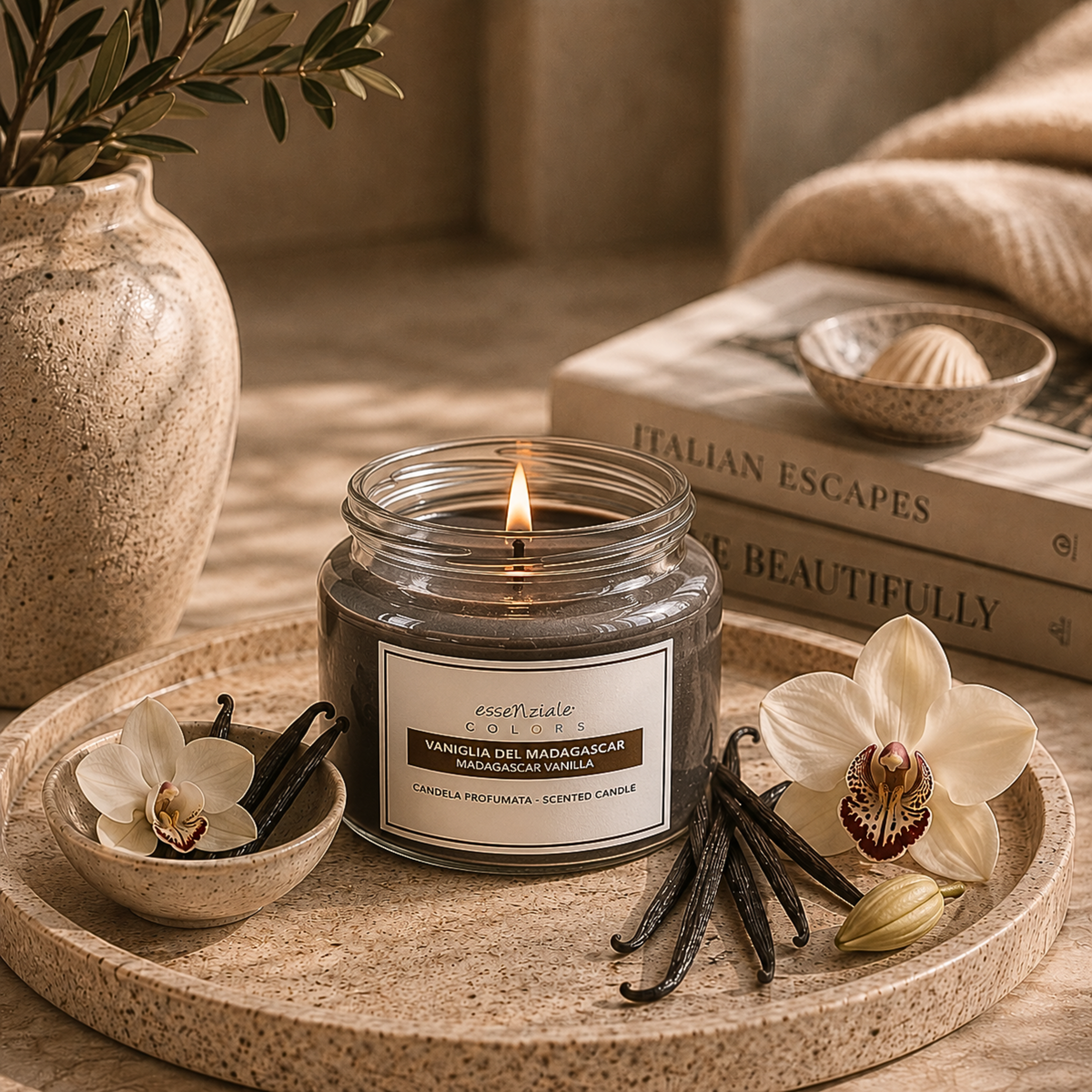 Geurkaars Vanille - 400 g