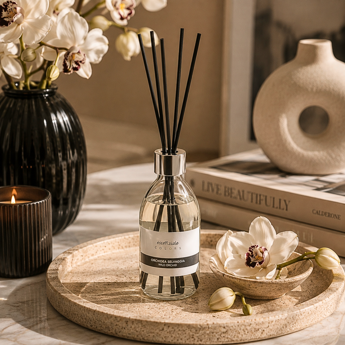 Geurstokjes Wilde Orchidee - 300 ml