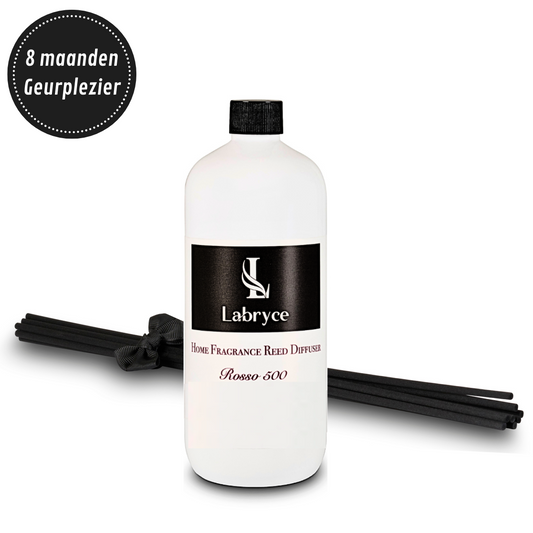 Luxe Geurstokjes Navulling "Rosso" 500 ml