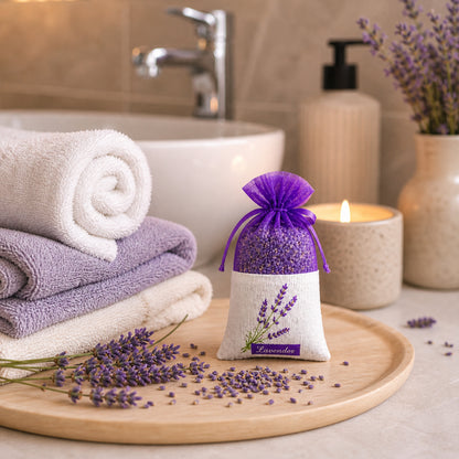 Lavendel Geurzakjes voor Kledingkast - 6 x 20 gram