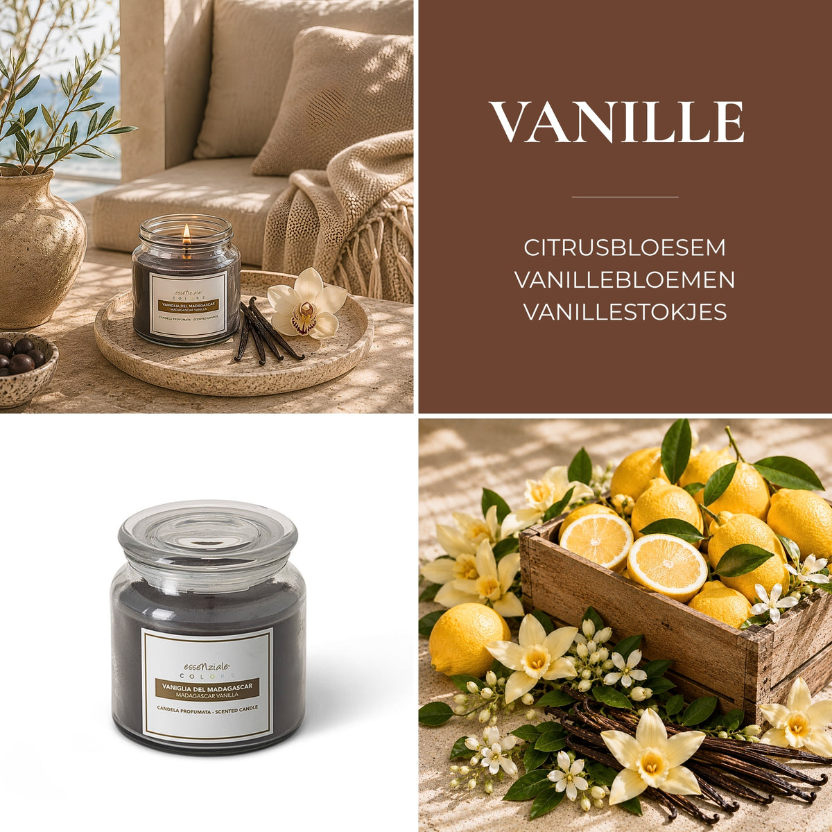Geurkaars Vanille - 400 g