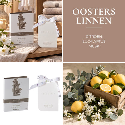 Geurhangers Oosters Linnen - 2 stuks - Voor Kledingkast & Lade
