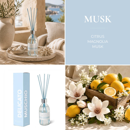Geurstokjes Musk - 300 ml