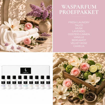Wasparfum Proefpakket – 9 verschillende geuren – 9 x 20 ml