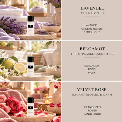 Wasparfum Proefpakket – 9 verschillende geuren – 9 x 20 ml