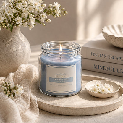 Geurkaars Witte Musk - 400 g