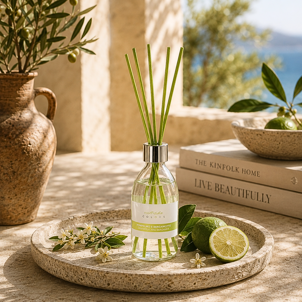 Geurstokjes Bergamot - 300 ml