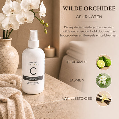 Textielspray Wilde Orchidee - 200 ml - Textiel & Roomspray