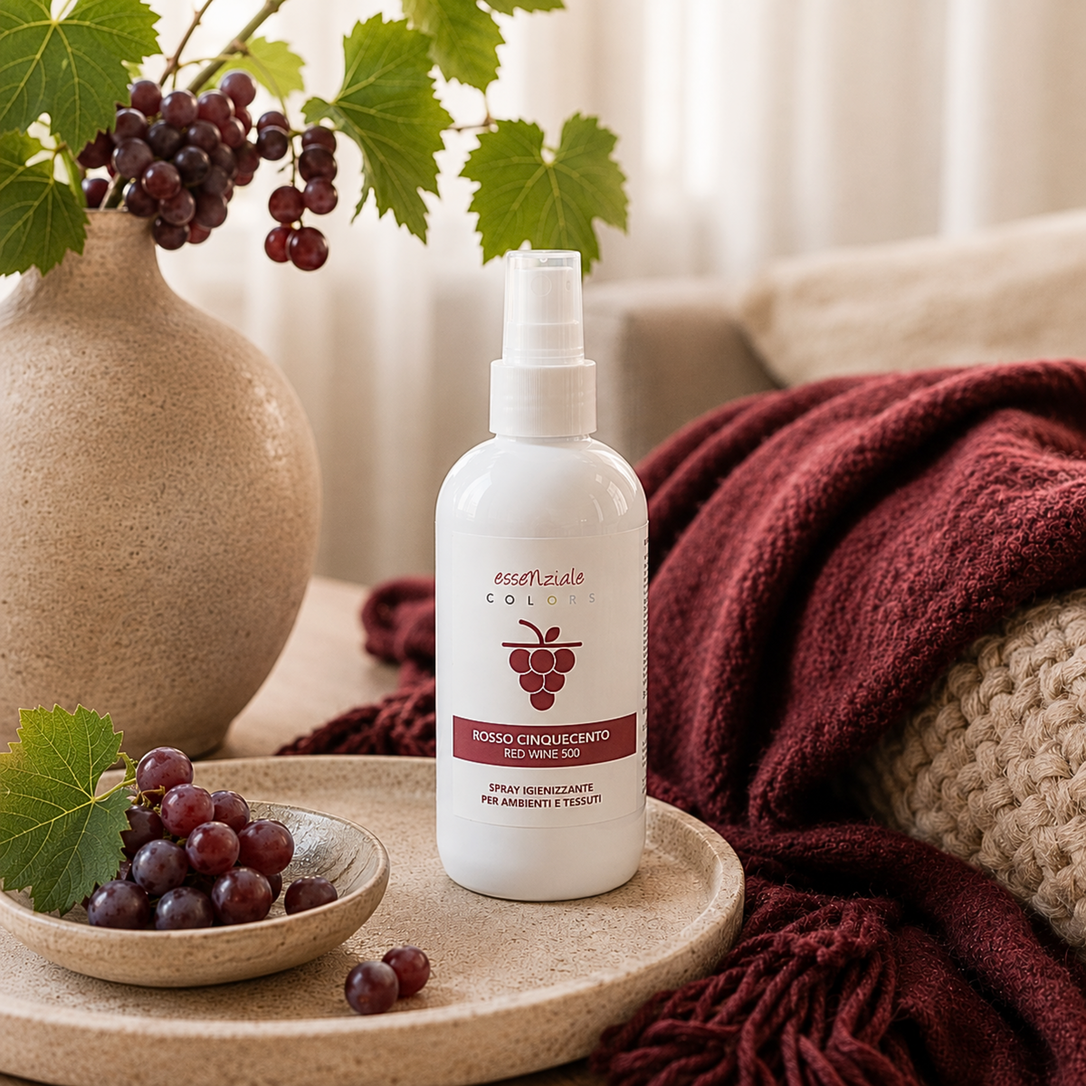 Textielspray Rosso - 200 ml - Textiel- & Roomspray