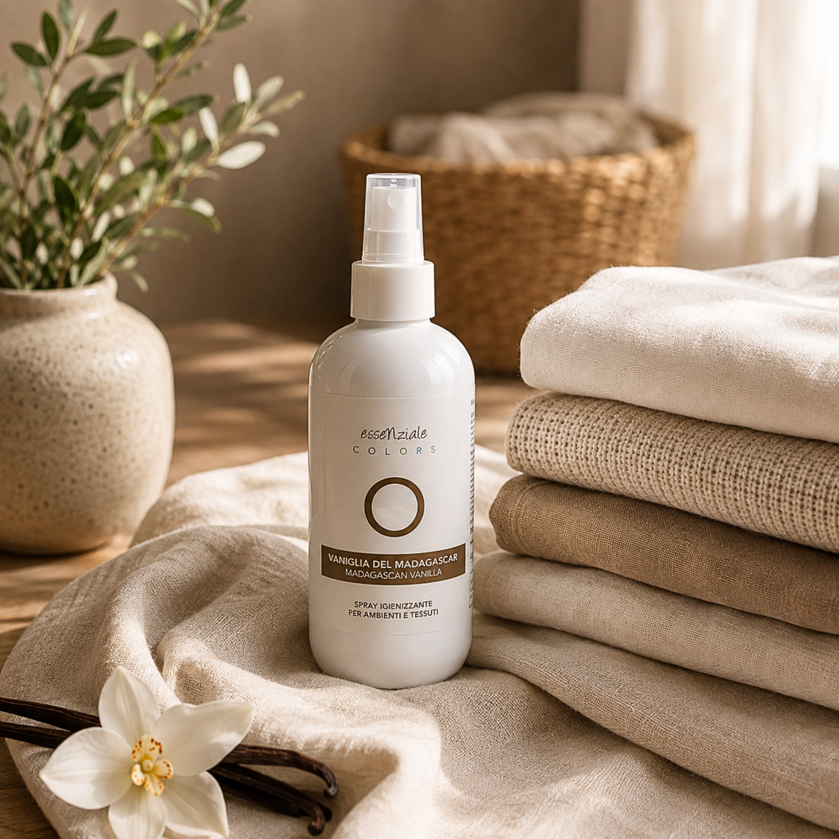 Textielspray Vanille - 200 ml - Textiel- & Roomspray