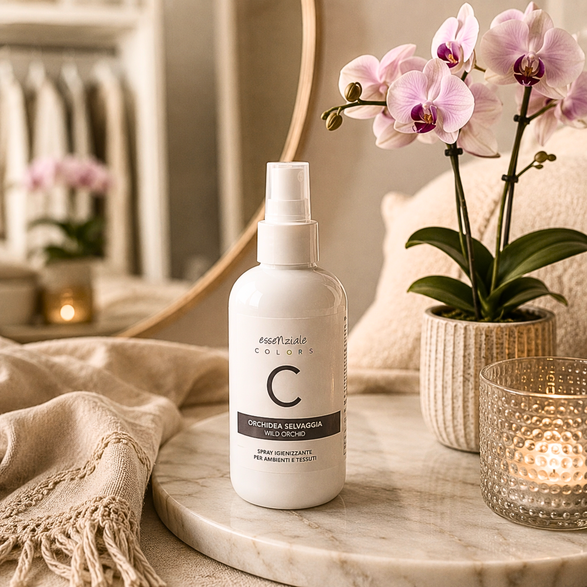 Textielspray Wilde Orchidee - 200 ml - Textiel & Roomspray