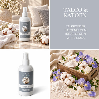 Textielspray Talco & Katoen - 200 ml - Textiel- & Roomspray